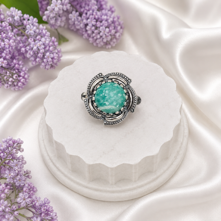 Серебряное кольцо Фейерверк  